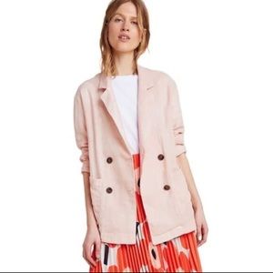 NWT Anthropologie Amadi Kaye Linen Cotton Blazer - Medium